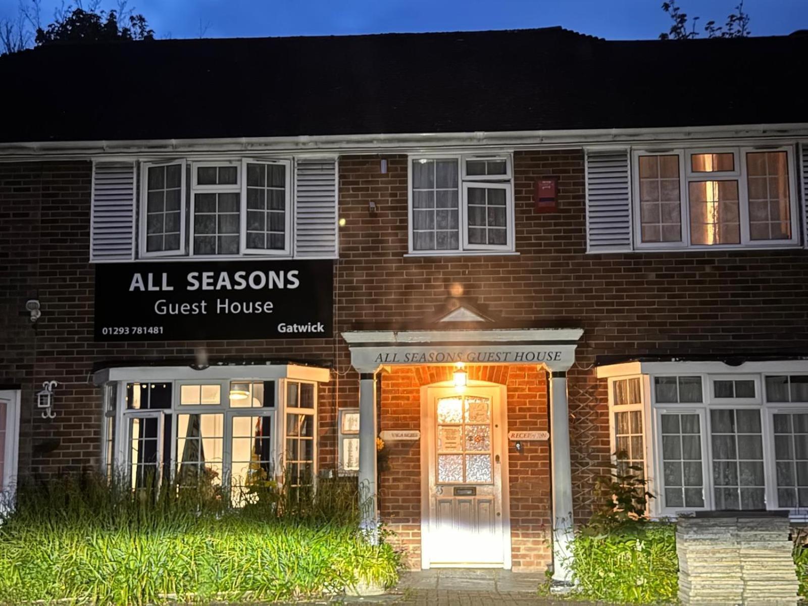 All Seasons Gatwick Guest House & Parking Horley Buitenkant foto